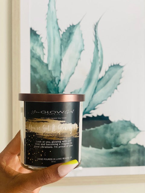 You've Got It Glowing On Candle