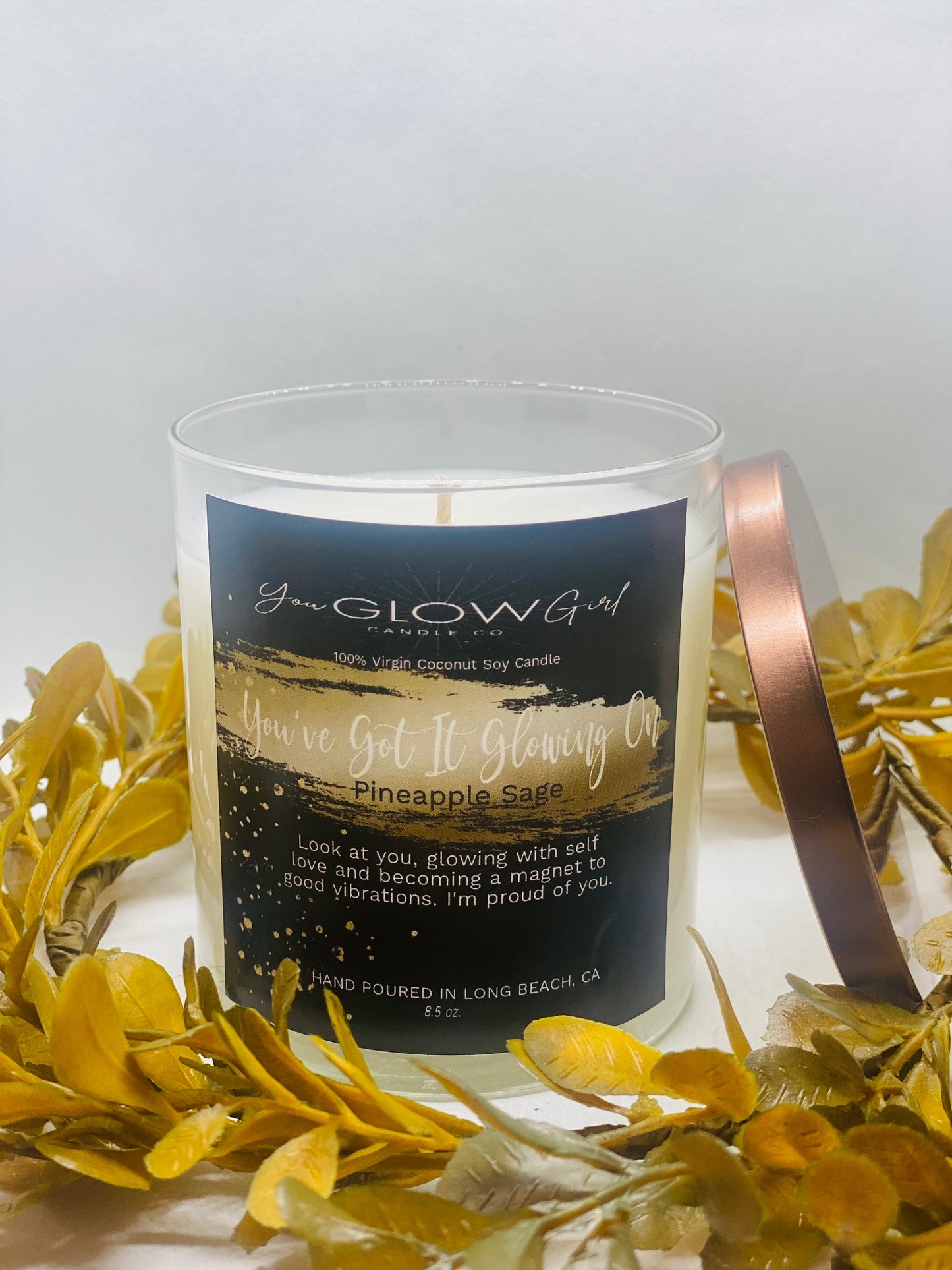 You've Got It Glowing On Candle